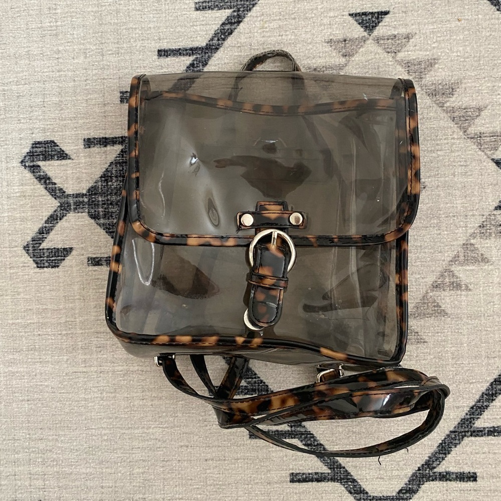 Wild Fable Clear Leopard Print Backpack